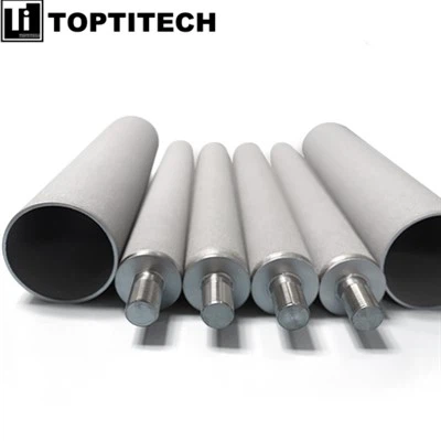 Titaanipulbri paagutatud filtrimaterjal
