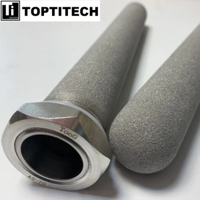 Porous Stainless Steel Gas Sparger With Nut Connection 5 Porous Stainless Steel Gas Sparger With Nut Connection 5